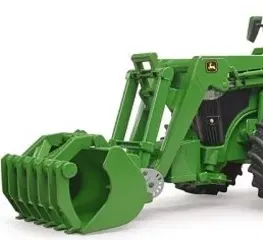 Hračky BRUDER - Traktor John Deere s předním nakladačem a sklápěcím přívěsem