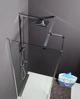 Sprchové kouty POLYSAN MODULAR SHOWER stěna k instalaci na zeď, pro připojení pevného panelu, 1000  MS2A-100