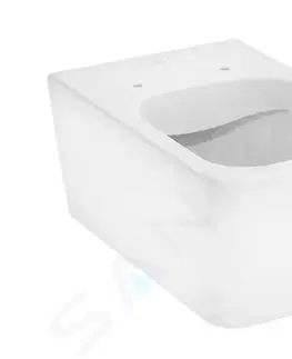 Záchody HANSGROHE EluPura Q Závěsné WC, AquaFall, SmartClean, bílá 61116450