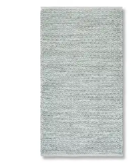 Hladce tkaný koberce RUČNĚ TKANÝ KOBEREC Carola 1, 60/120cm, Zelená