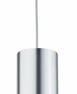 Svítidla Paulmann URail Paulmann závěsné svítidlo pro kolejnicový systém Urail Pendulum Barrel LED 1x6W matný chrom 951.77 P 95177