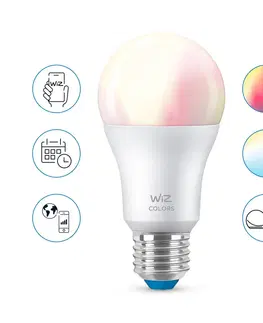 Chytré žárovky WiZ WiZ A60 LED žárovka Wi-Fi E27 8W RGB