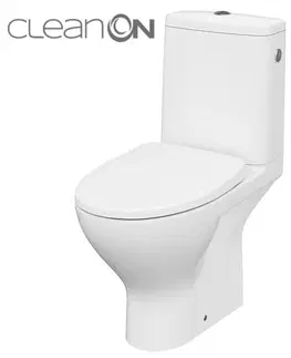 WC sedátka CERSANIT WC KOMBI MODUO 43 cm 674 010 3/5 CLEAN ON, SEDÁTKO SLIM WRAP DUROPLAST-SOFT CLOSE K116-036