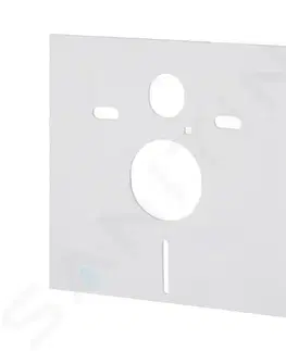 Záchody Kielle Genesis Set předstěnové instalace, klozetu Arkas I, sedátka softclose a tlačítka Gemini III, bílá lesk 30505SS01