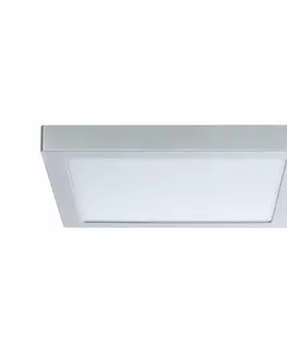 LED stropní svítidla PAULMANN LED Panel Abia 300x300mm 22 W matný chrom 709.82