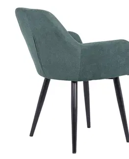 Židle Jídelní křeslo LACEY Tempo Kondela Smaragdová