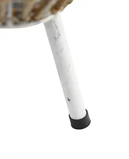 Stolni lampy Venkovská stolní lampa stativ bambus s bílou - Canna Diamond