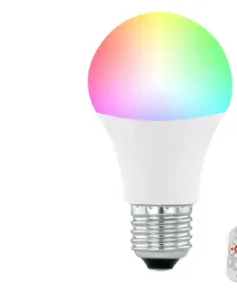 Žárovky Eglo LED RGB Stmívatelná žárovka CONNECT E27/9W + dálkové ovládání - Eglo 11585 