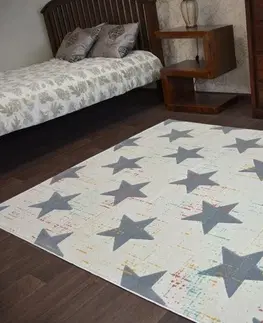 Koberce a koberečky Dywany Lusczow Kusový koberec SCANDI 18209/063 - hvězda, velikost 160x230