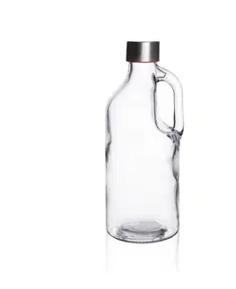 Lahve na mléko a sirupy Orion Skleněná láhev s víčkem Truely, 1,15 l 