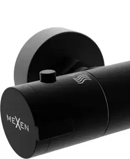 Vodovodní baterie Sprchová termostatická baterie Mexen KAI 77100 černá