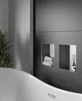 Koupelnový nábytek Mexen X-Wall-NR 30 x 30 cm, inox