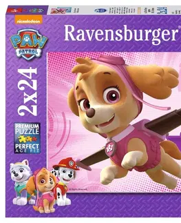 Hračky puzzle RAVENSBURGER - Tlapková Patrola; 2x24 dílků