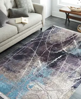 Moderní koberce Štýlový koberec s abstraktným vzorom