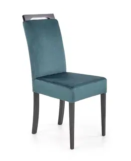 Židle Jídelní židle CLARION 2 Halmar Tmavě zelená