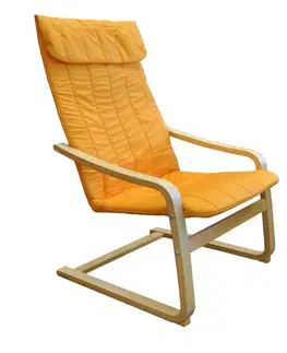 Relaxační křesla Křeslo LISA oranžové K79