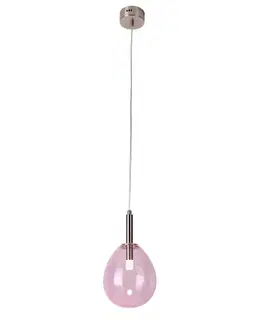 LED osvětlení Závěsná lampa BALON LED 1x6W Candellux Růžová