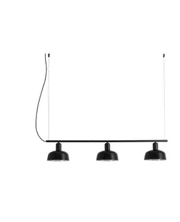 Moderní závěsná svítidla FARO TATAWIN LINEAL S lineární závěsné svítidlo, černá