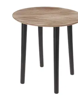 Stolky do obývacího pokoje DekorStyle Odkládací stolek Simple 40x40 cm