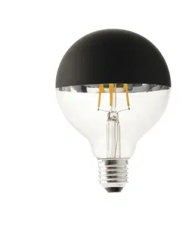 LED žárovky FARO LED žárovka G95 dekorativní černá E27 4W 2700K DIM