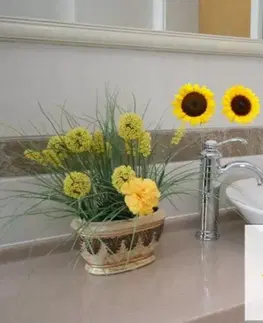 Nálepky Vyříznuté dekorační nálepky slunečnice