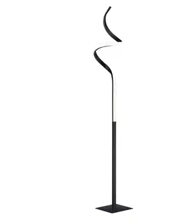 Stojaci lampy Designová stojací lampa černá včetně LED 3stupňové stmívatelné - Koers