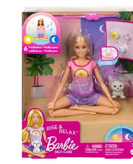 Hračky panenky MATTEL - Barbie Panenka A Meditace Od Rána Do Večera, Mix produktů