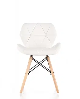 Židle HALMAR Jídelní židle K281 bílá