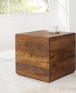 Konferenční stolky LuxD Dizajnové stolky Timber kostky z masívního dřeva
