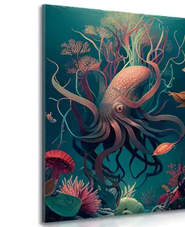 Obrazy podmořský svět Obraz surrealistická sépie