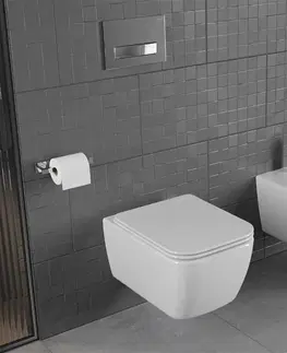 Kompletní WC sady Závěsný WC set MEXEN STELLA 35 cm s prkénkem SLIM DRED bílý