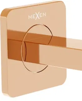 Vodovodní baterie MEXEN Cube nástěnná výtoková hubice, růžové zlato 79370-60