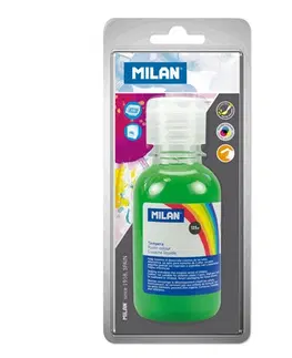 Hračky MILAN - Temperová barva 125 ml zelená - blistr