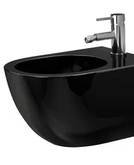 Záchody REA Bidet Carlo Mini černý REA-C6380