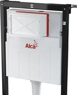 Záchody ALCADRAIN Sádromodul předstěnový instalační systém bez tlačítka + WC DEANTE Jasmin se sedátkem RIMLESS AM101/1120 X JA1