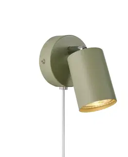 Bodová svítidla ve skandinávském stylu NORDLUX Explore nástěnné svítidlo zelená 2113251023
