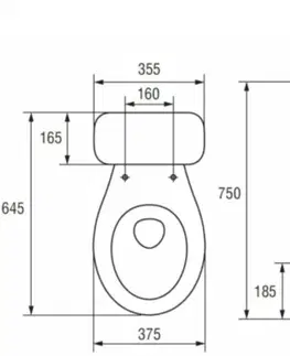 Záchody CERSANIT NÁDRŽKA PRESIDENT P011 bez mechanismu K08-023-PP