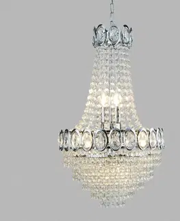 Lustry Searchlight Lustr Limoges s ověsem ze skleněných perel