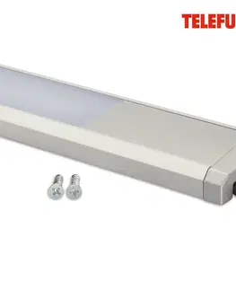 Přisazená nábytková svítidla BRILONER TELEFUNKEN LED skříňkové svítidlo 87,5 cm 14W 1600lm stříbrná TF 203904TF