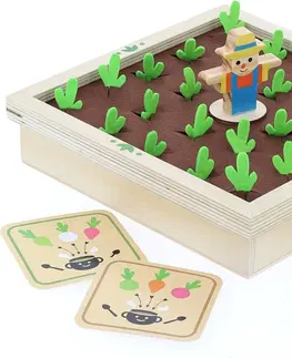 Dřevěné hračky Vilac Hra sklízení zahrádky GARDEN
