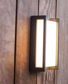Inteligentní venkovní nástěnná svítidla LUTEC connect LED venkovní světlo Qubo, RGBW, inteligentní