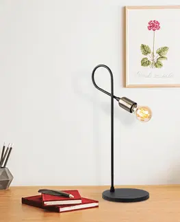Lampy a lampičky Stolní lampička VIRAJ černá