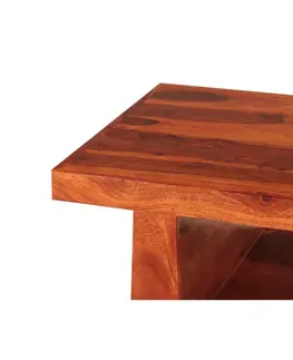 Konferenční stolky Konferenční stolek Tara s úložným prostorem  110x45x60 z indického masivu palisandr / sheesham