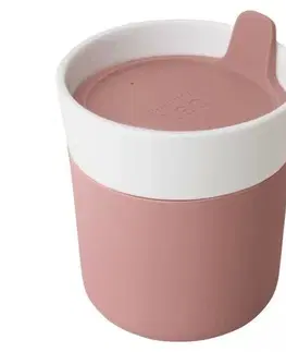 Termosky a termohrnky BergHOFF Termohrnek porcelánový LEO 250 ml, růžová