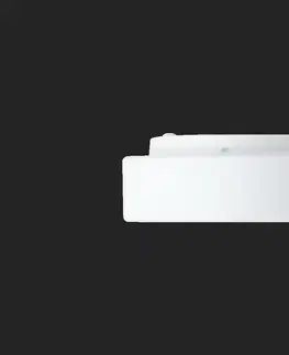 Klasická nástěnná svítidla OSMONT 59946 ELSA 2 stropní/nástěnné skleněné svítidlo bílá IP44 4000 K 15W LED HF