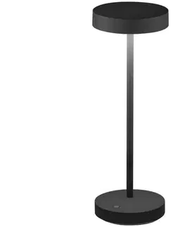 LED osvětlení Ideal Lux Ideal Lux - LED Dotyková nabíjecí lampa TOFFEE LED/2W/5V IP54 černá 