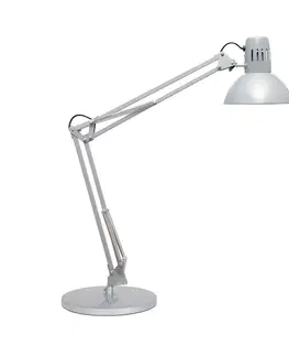 Stolní lampy kancelářské Maul Stolní lampa MAULstudy, stříbrná, stojan