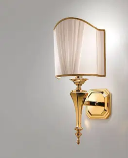 Nástěnná svítidla Cremasco Belle Epoque - ušlechtilé nástěnné světlo ve zlaté