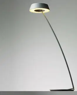 Stolní lampy Oligo OLIGO Glance LED stolní lampa oblouk šedá matná