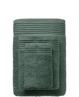 Ručníky Faro Bavlněný ručník Mallo 70x140 cm zelený